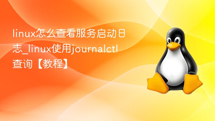 linux怎么查看服务启动日志_linux使用journalctl查询【教程】