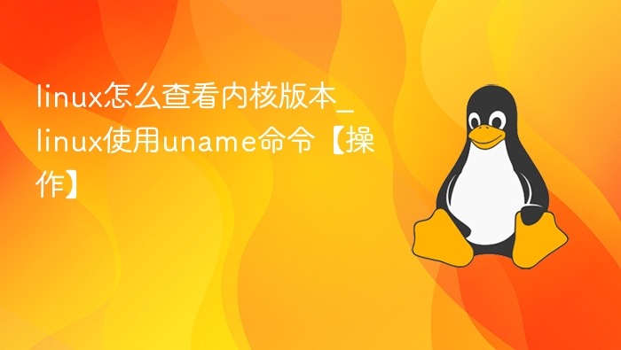 linux怎么查看内核版本_linux使用uname命令【操作】