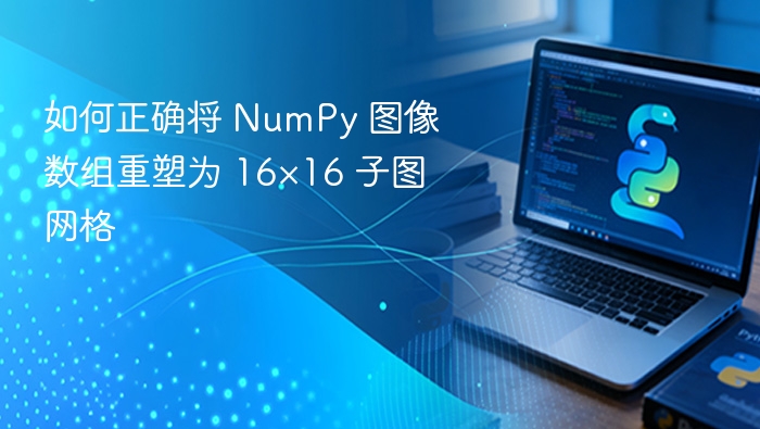 NumPy图像转16x16子图技巧分享