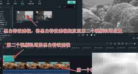 制作黑白电视风格视频特效