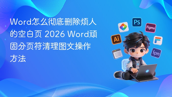 Word怎么彻底删除烦人的空白页 2026 Word顽固分页符清理图文操作方法