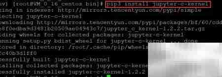 Jupyter Notebook支持C语言编译