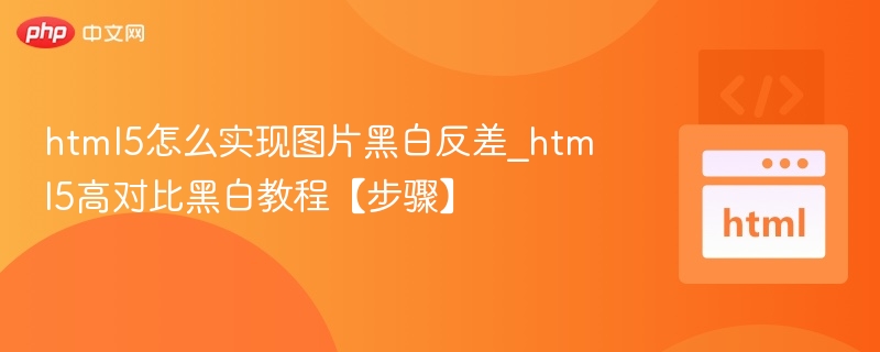 HTML5实现黑白对比图片方法