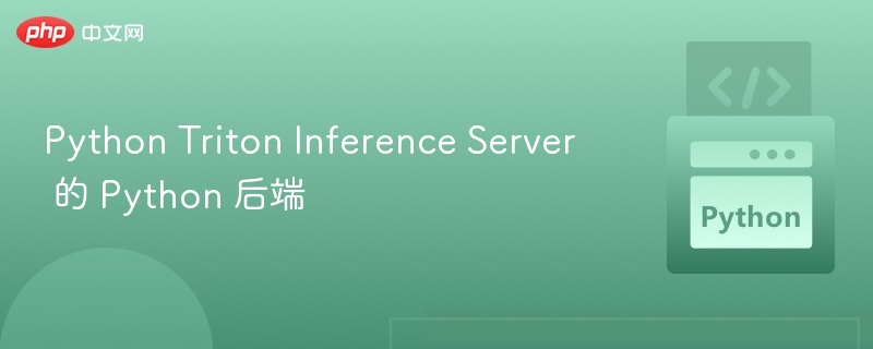 TritonPython后端入门指南