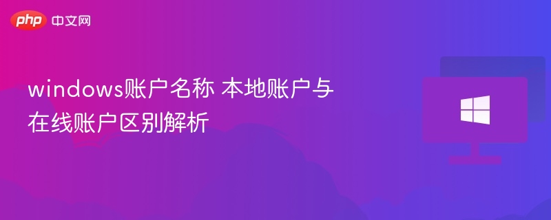 本地账户与在线账户区别详解