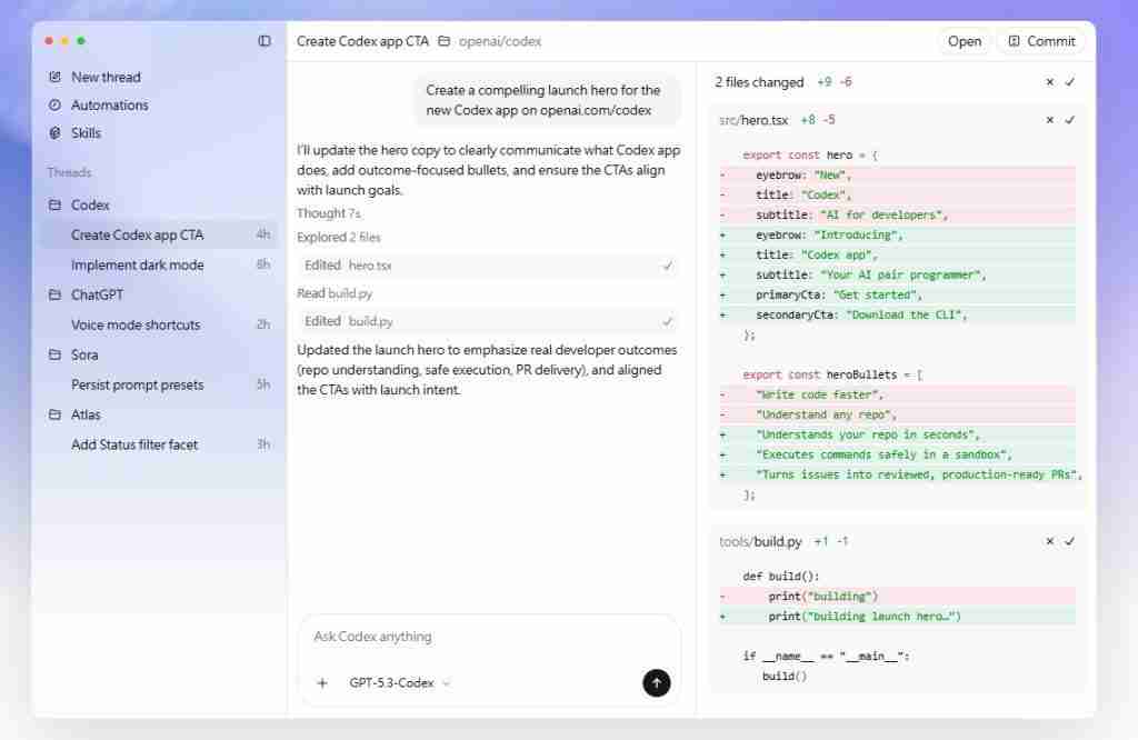 OpenAI程式开发利器Codex登陆Windows！支援多AI代理协作