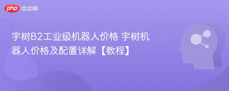 宇树B2机器人价格及配置详解