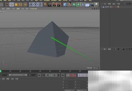 C4D变形器位置调整教程