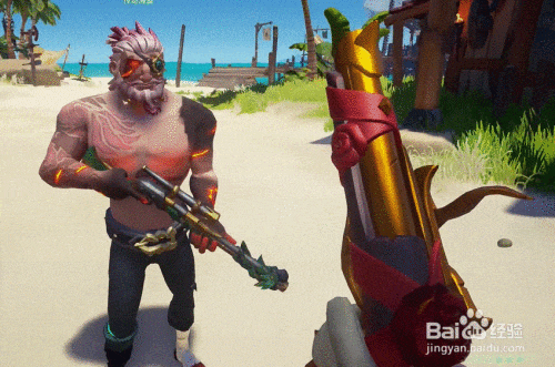 盗贼之海武器皮肤更换方法