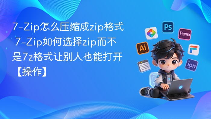 7-Zip怎么压缩成zip格式 7-Zip如何选择zip而不是7z格式让别人也能打开【操作】