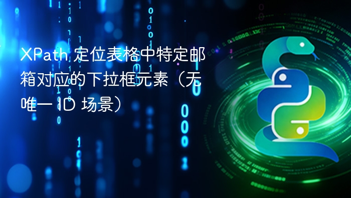 XPath定位邮箱下拉框元素技巧