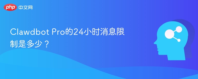 ClawdbotPro24小时消息限制详解