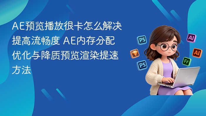 AE预览播放很卡怎么解决提高流畅度 AE内存分配优化与降质预览渲染提速方法