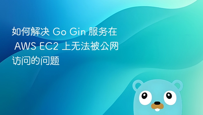 如何解决 Go Gin 服务在 AWS EC2 上无法被公网访问的问题