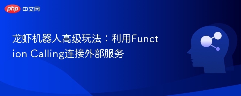 龙虾机器人Function调用技巧