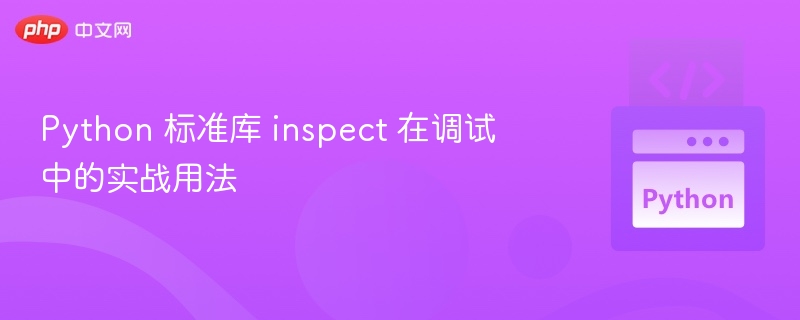 Pythoninspect库调试技巧全解析
