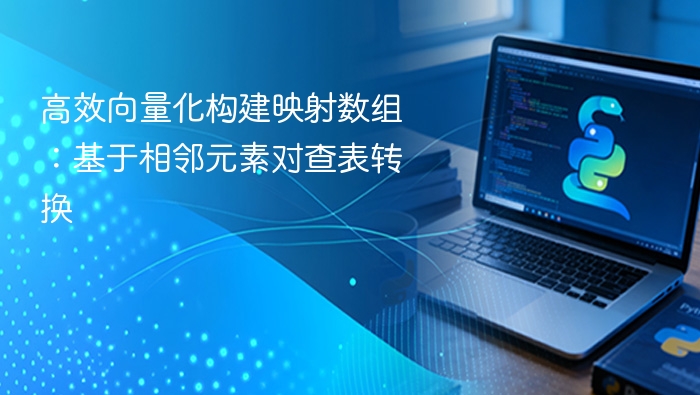 相邻元素查表构建高效映射方法