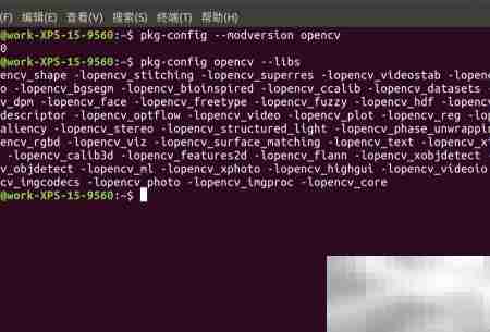 Ubuntu查看OpenCV库方法