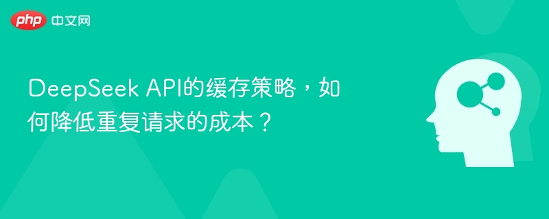 DeepSeek API的缓存策略，如何降低重复请求的成本？