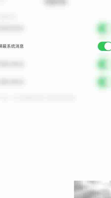 耳海屏蔽系统消息开启方法