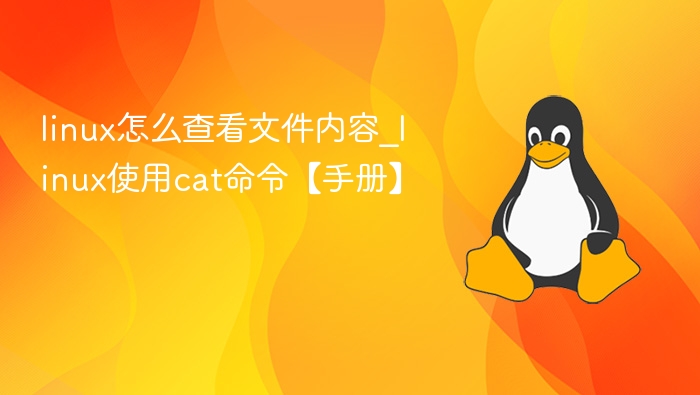 Linux下用cat查看文件内容的方法