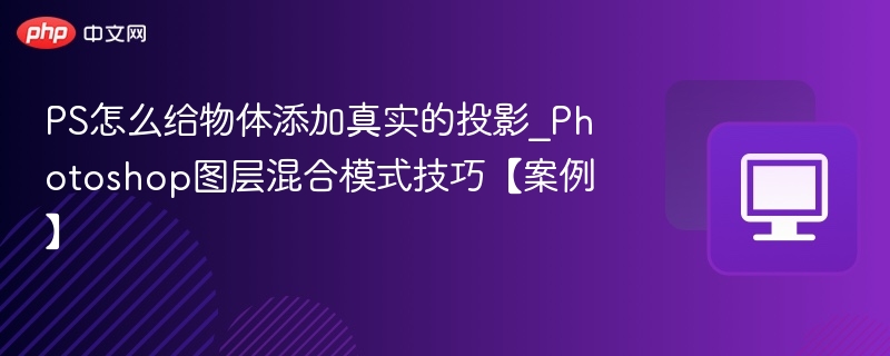 PS真实投影技巧与案例分享
