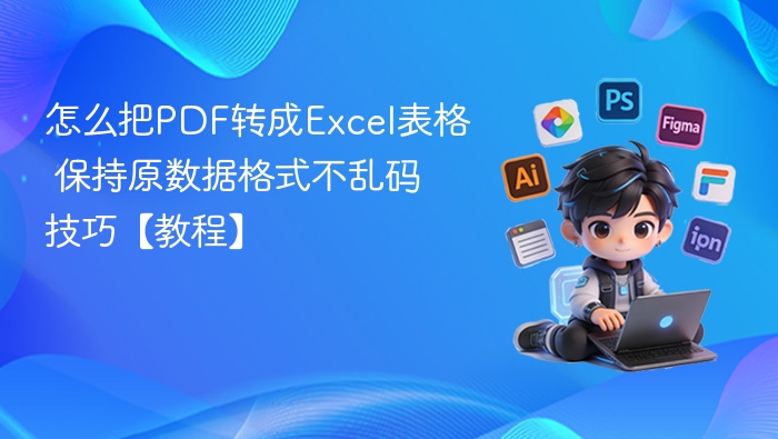 怎么把PDF转成Excel表格 保持原数据格式不乱码技巧【教程】