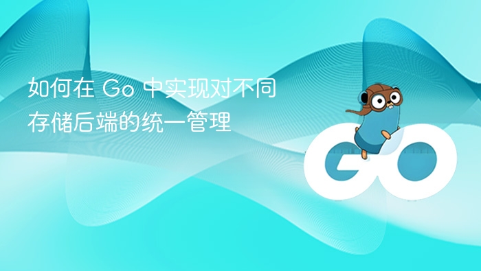 如何在 Go 中实现对不同存储后端的统一管理