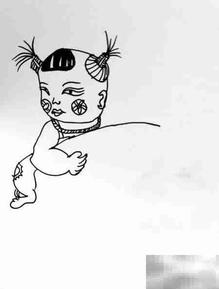 端午福娃简笔画教程