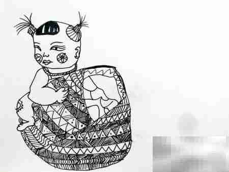 端午福娃简笔画教程