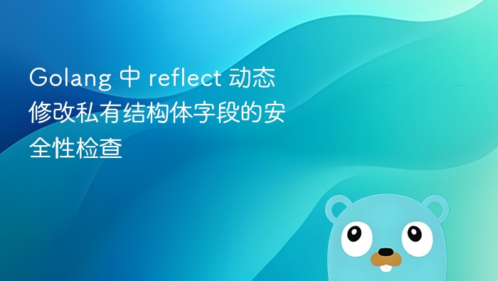 Golang reflect修改私有字段安全吗