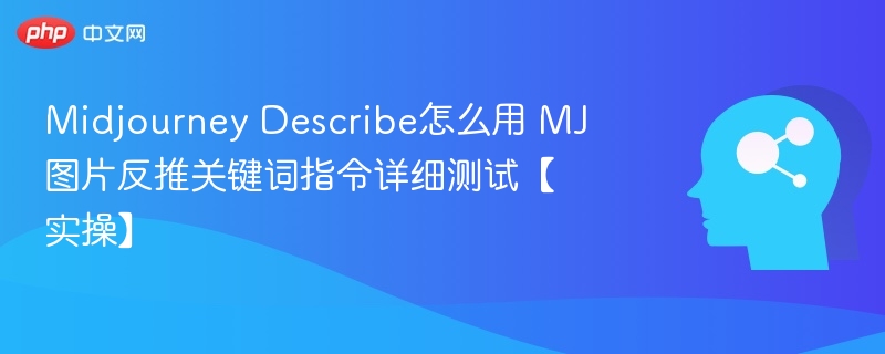 Midjourney反推关键词详细实操测试