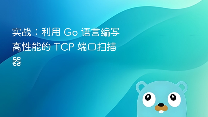 Go语言实战：高效TCP端口扫描器开发