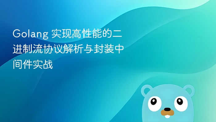 Golang 实现高性能二进制协议中间件实战