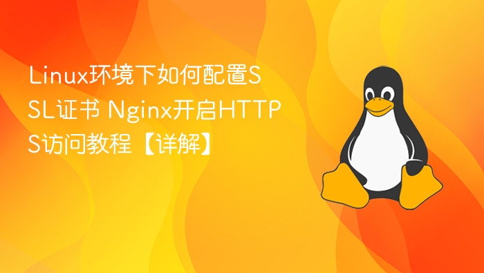 Linux下Nginx配置SSL证书开启HTTPS教程