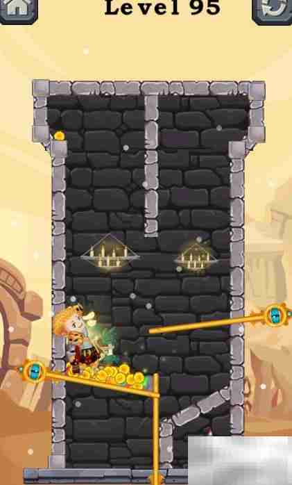 Gold Hero Rescue第95关通关攻略