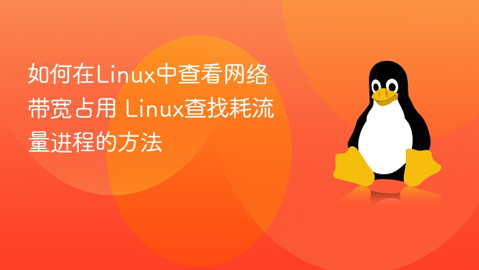 Linux查看带宽占用及流量进程查找方法