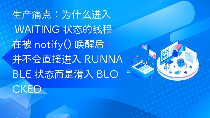 线程被notify()唤醒后为何进入BLOCKED？