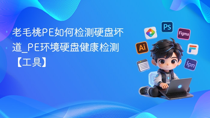 老毛桃PE检测硬盘坏道教程