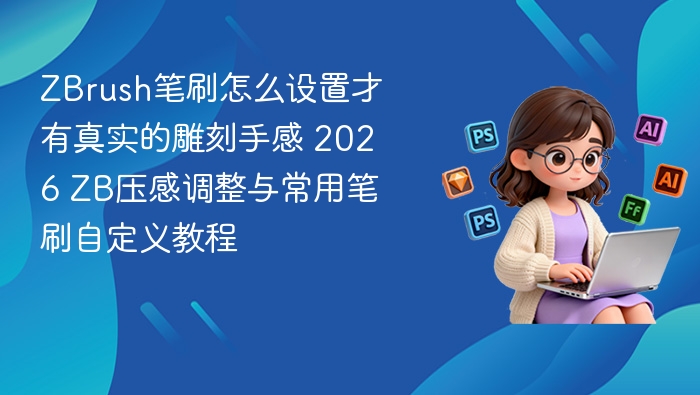 ZBrush笔刷压感设置与雕刻技巧解析