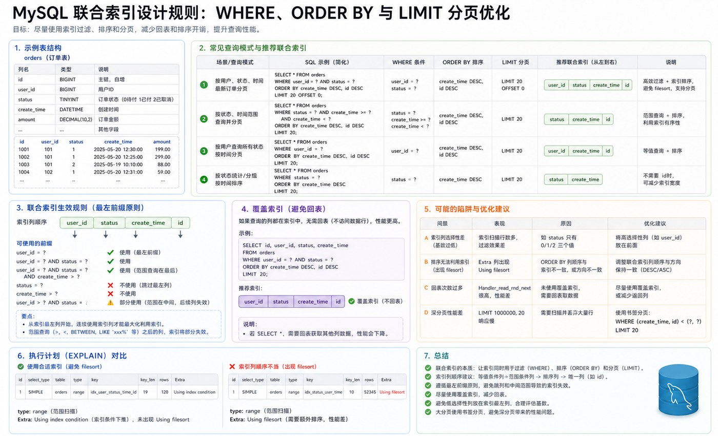 MySQL 慢查询治理实战：从 EXPLAIN 到联合索引优化