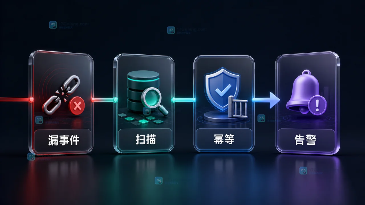 Redis TTL 到期后通过过期事件触发清理任务的数据生命周期示意图