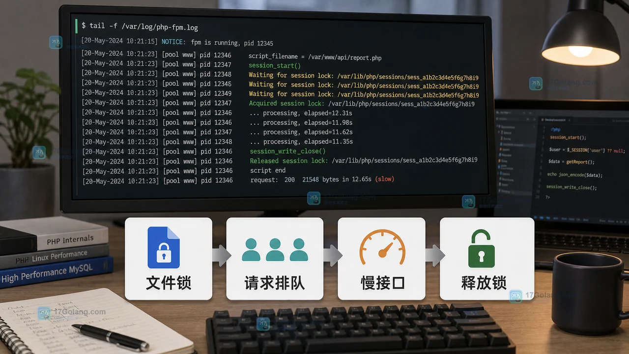 PHP Session 高并发为什么会卡住：从文件锁迁到 Redis 会话存储