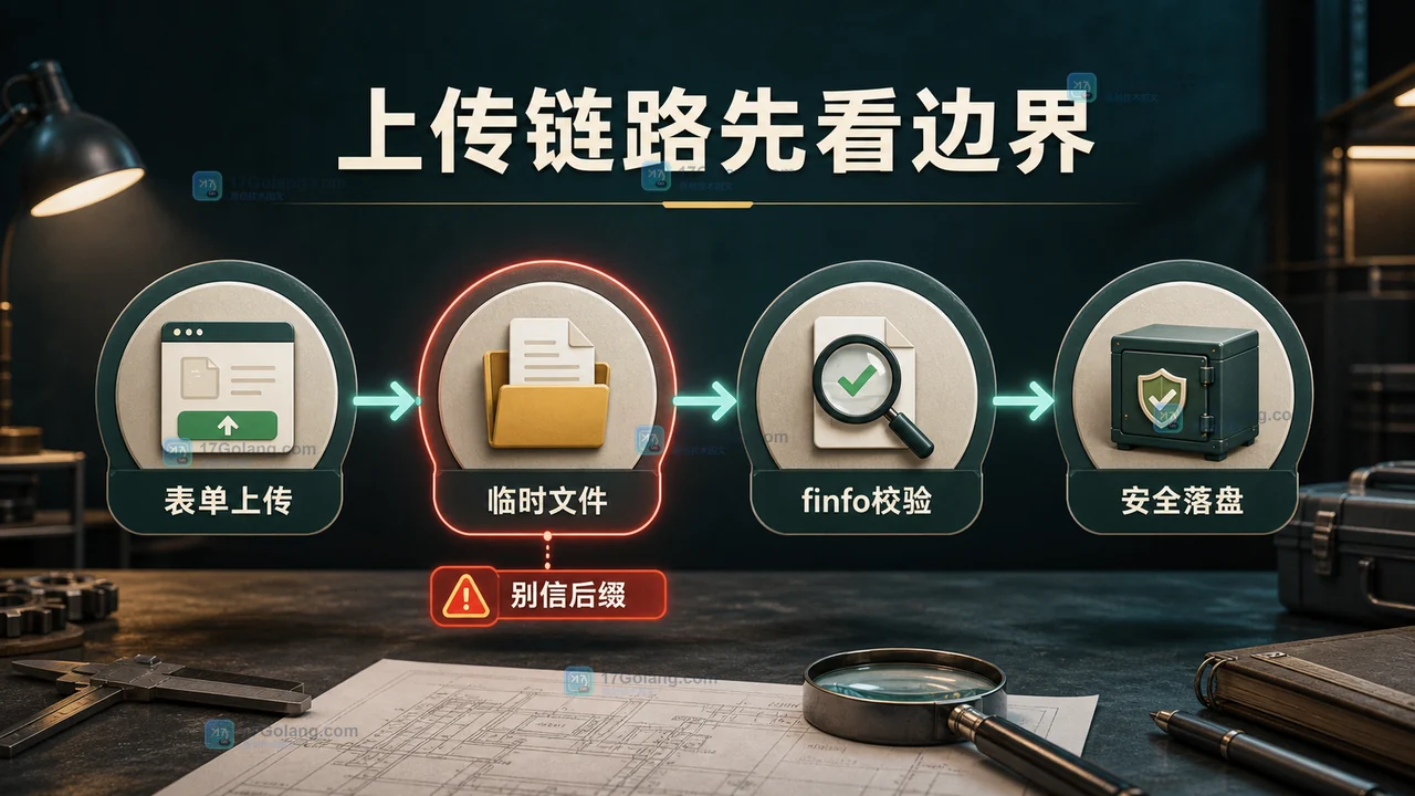 PHP 上传文件怎么安全校验：$_FILES、finfo 和 move_uploaded_file 实战