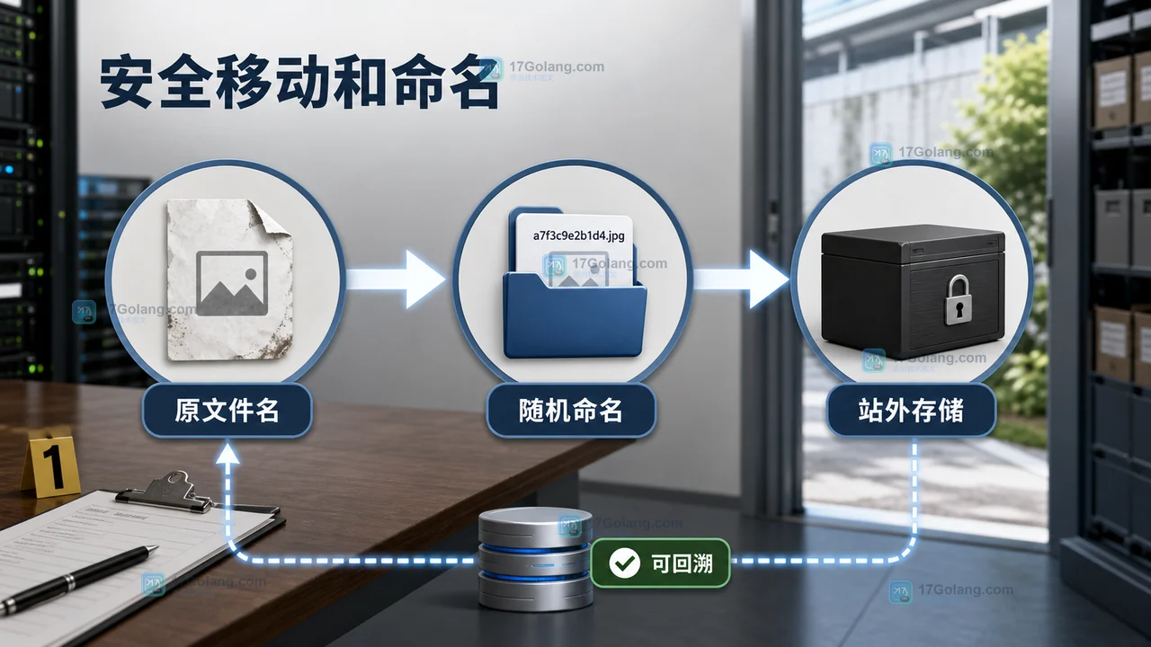 PHP 上传文件用随机命名和站外存储减少原文件名带来的安全风险