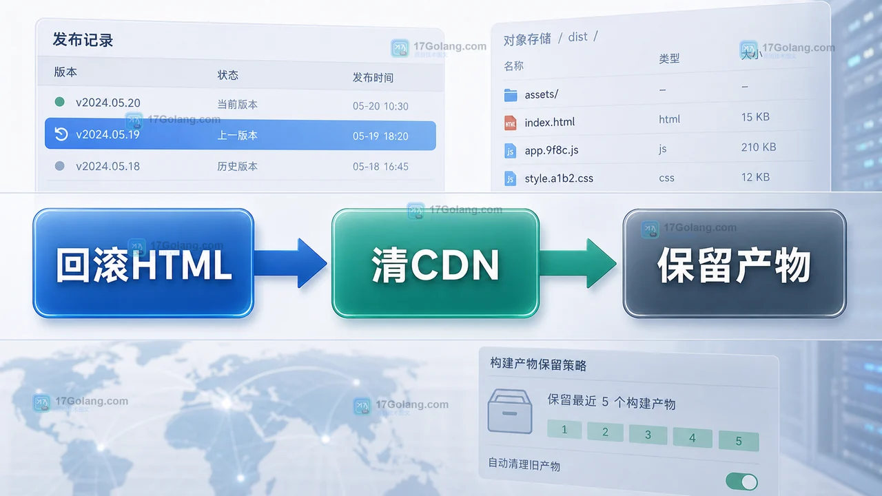 Vite 前端发布后白屏怎么处理：JS 404、CDN 旧缓存和回滚路径