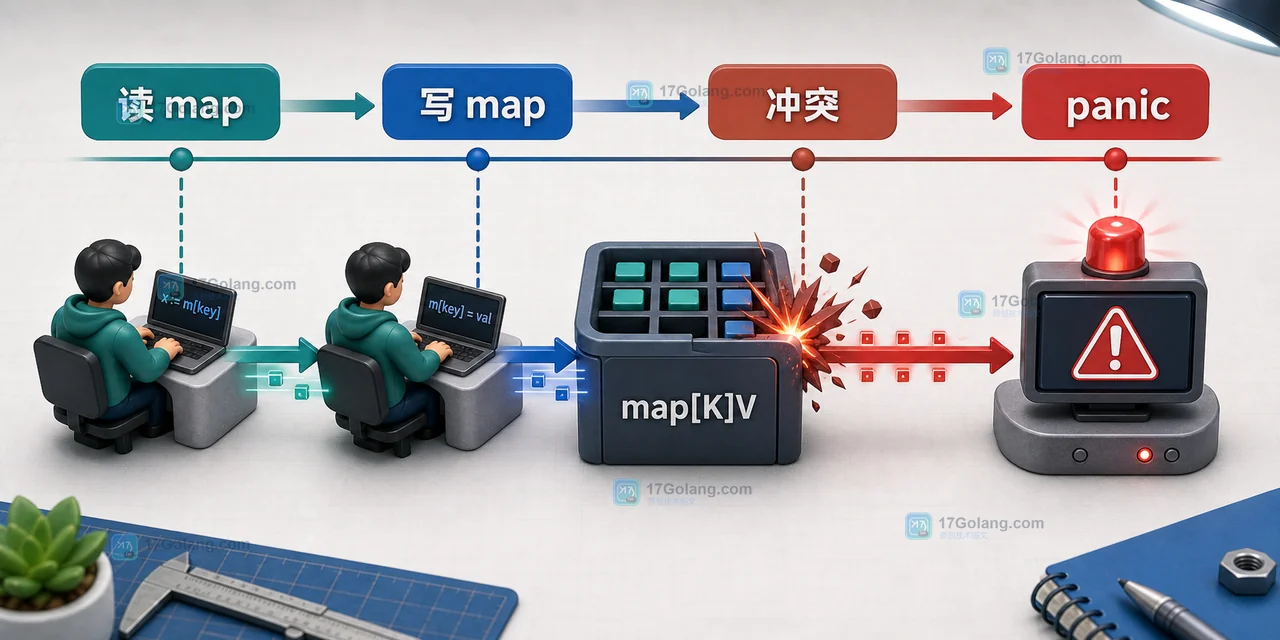 Go map 并发读写为什么会 panic：加锁、单协程和 sync.Map 怎么选