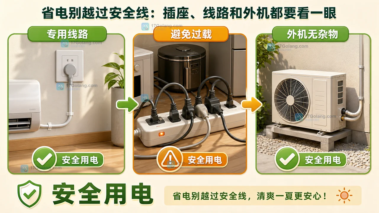 短暂出门要不要关空调？一小时内这样开更省电，也别忽略用电安全