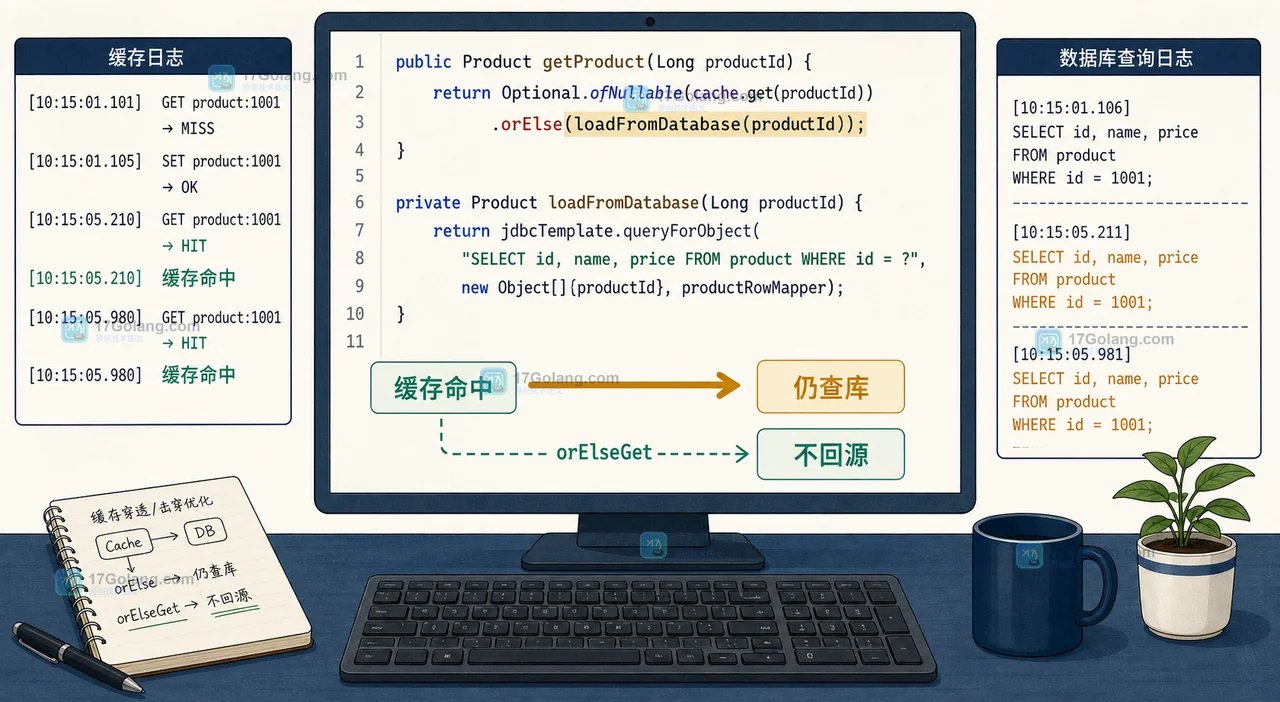Java Optional.orElse 为什么会提前执行：orElseGet 的副作用与性能边界