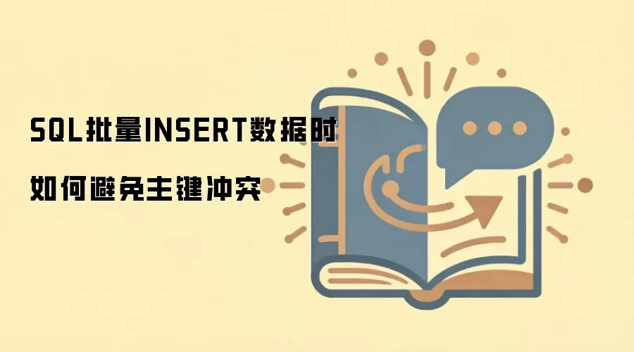 SQL批量INSERT数据时如何避免主键冲突